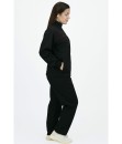 Conjunto Agasalho Feminino Tactel com Elastano Butu Biru Preto Bordô